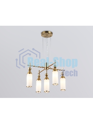 Люстра Ambrella light LH55276/5 BS/FR латунь/белый матовый E14*5 max 40W D520*1390