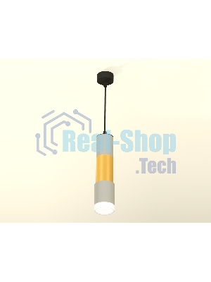 Светильник Ambrella Light XP7423042 SGR/PYG/CL серый песок/золото желтое полированное/прозрачный MR16 GU5.3