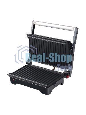 Гриль-пресс электрический Endever Grillmaster 119, черный/металлик