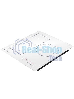 Индукционная варочная панель Maunfeld CVI453SBWH Inverter, конфорок: 3 шт., стеклокерамика, независимая, белый