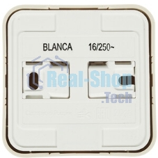 Розетка СП Blanca 16А 250В без шторок с заземл. беж. SchE BLNRS001017
