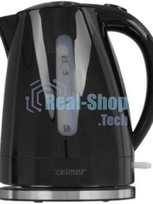 Чайник электрический Zelmer ZCK7617B 1.7 л, 2200 Вт, черный корпус: пластик