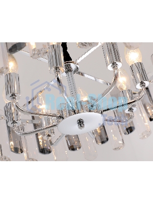 Светильник Ambrella light TR5303/8 CH/SM хром/дымчатый E14/8 max 40W D500*615