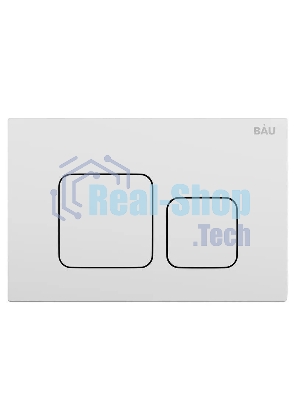 Комплект BAU 6 в 1: рамная инсталляция BAU NEO 45, унитаз подвесной безободковый Bau Hotel PRO, быстросъемное сиденье микролифт, кнопка смыва BAU Soul, белая