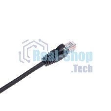 Патч-корд U/UTP Rexant cat.5e, RJ45-RJ45, 26AWG, ZH нг(А)-HF, черный, 0,3 м