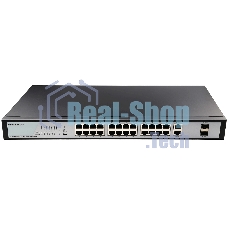 Коммутатор неуправляемый ORIGO 26x1000Base-T, 2x1000Base-X SFP, комплект для установки в 19