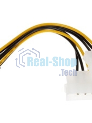 Кабель питания Molex/PCI-E 6pin 0.15м