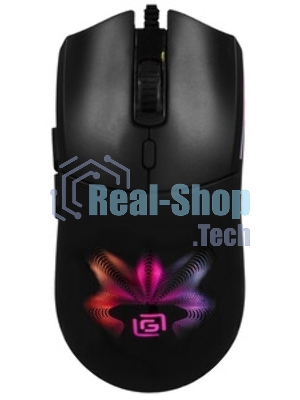 Мышь проводная Oklick 714GM черный, 3200 dpi, USB, кнопки - 7