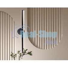 Светильник Ambrella light FL6102 BK черный 14W 3000K-6400K 605*100*60