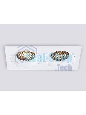 Светильник встраиваемый Ambrella light TN102731/2 WH белый GU5.3 175*92*23