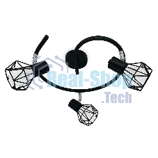 Светильник Ambrella light TR8624/3 BK/CH черный/хром E27*3 max 40W D330*175