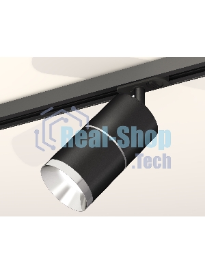 Светильник Ambrella light XT7402010 SBK/PSL черный песок/серебро полированное MR16 GU5.3 (A2537, C7402, A2070, C7402, N7032)