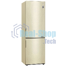 Холодильник LG GA-B509CECL бежевый, двухкамерный, 277/107л, морозилка снизу, No Frost