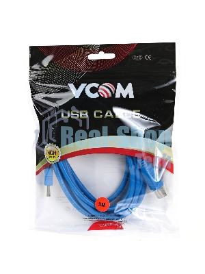 Кабель соединительный VCOM USB3.0 Am/Bm 3 м (VUS7070-3M)