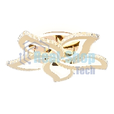 Потолочный светодиодный светильник Ambrella light FA1724/5 GD золото 3000K/4200K/6400K 113W 630*600*100 (ПДУ РАДИО 2.4G)
