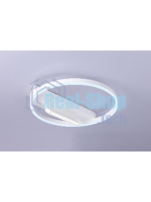 Светильник Ambrella light FL51457/1+1 WH белый 60W 3000K-6400K+4200K D500*110 (ПДУ РАДИО 2.4G)