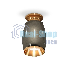 Светильник Ambrella Light XS1123043 DCH/PYG черный хром/золото желтое полированное MR16 GU5.3 (N6905, C1123, N7034)