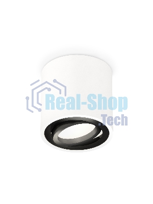 Светильник Ambrella Light XS7531002 SWH/PBK белый песок/черный полированный MR16 GU5.3 (C7531, N7002)