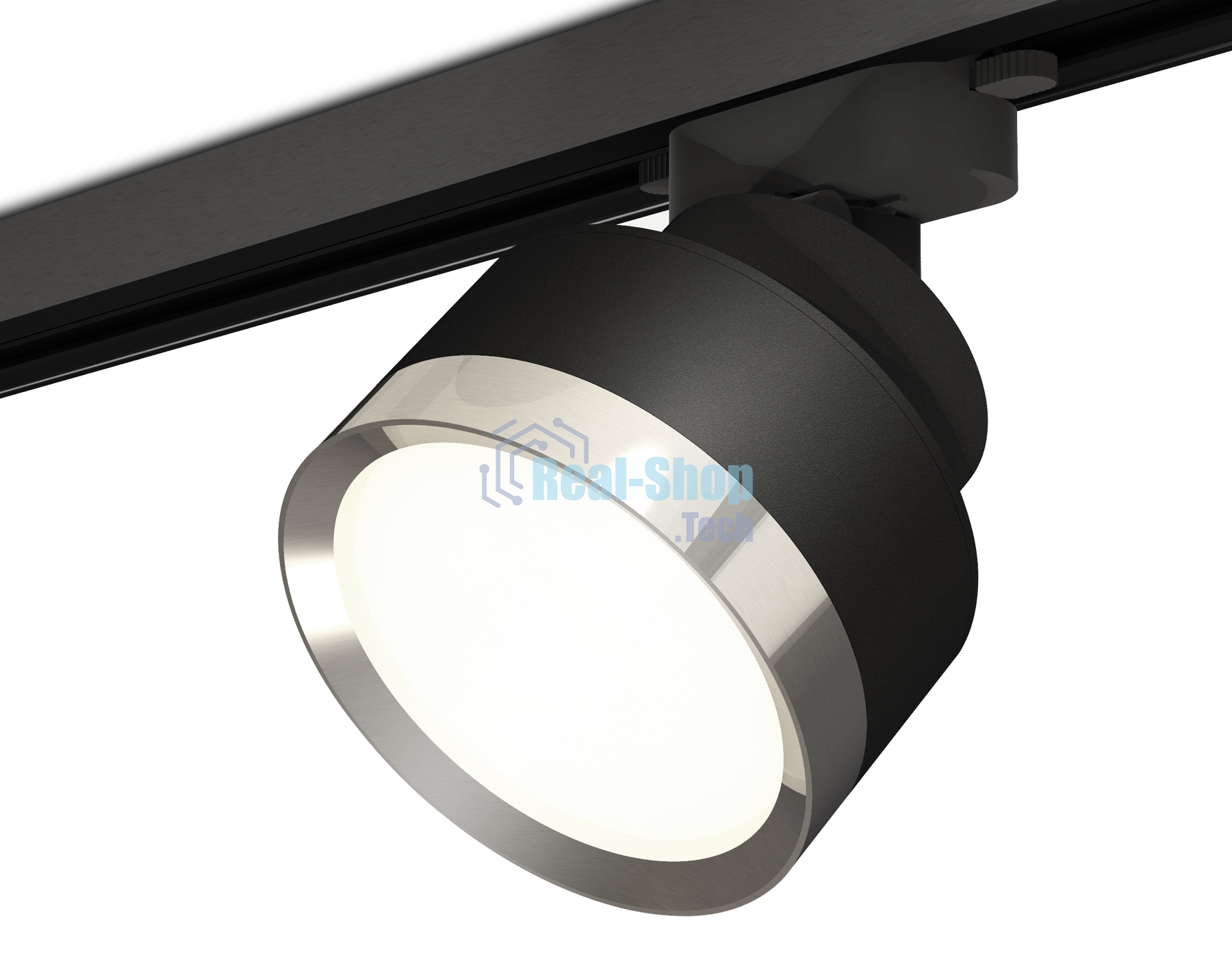 Светильник Ambrella light XT8102003 SBK/PSL черный песок/серебро полированное GX53 (A2526, A2106, C8102, N8118)