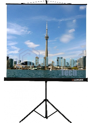 Экран на штативе Lumien Eco View 128x171 см (раб.область122х165 см) Matte White с возможностью настенного крепления 4:3