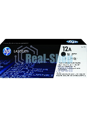 Картридж лазерный HP Q2612A черный для LaserJet 1010/1018/1020/1012/1015/3015/3020/3030 (2000 стр.)