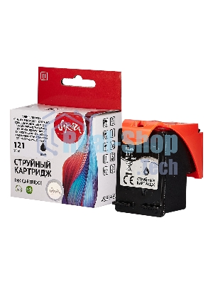 Картридж струйный Sakura CC640HE (№121 Black) для HP, черный, 18 мл., 600 к.
