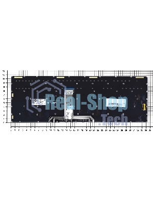 Клавиатура для ноутбука Lenovo Legion Y740-15 черная с подсветкой