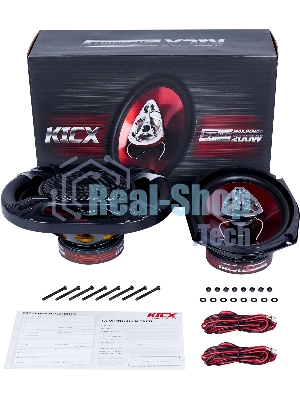 Колонки автомобильные Kicx SP 693 200Вт 92дБ 4Ом 16x23см (6x9дюйм) (ком.:2кол.) коаксиальные трехполосные