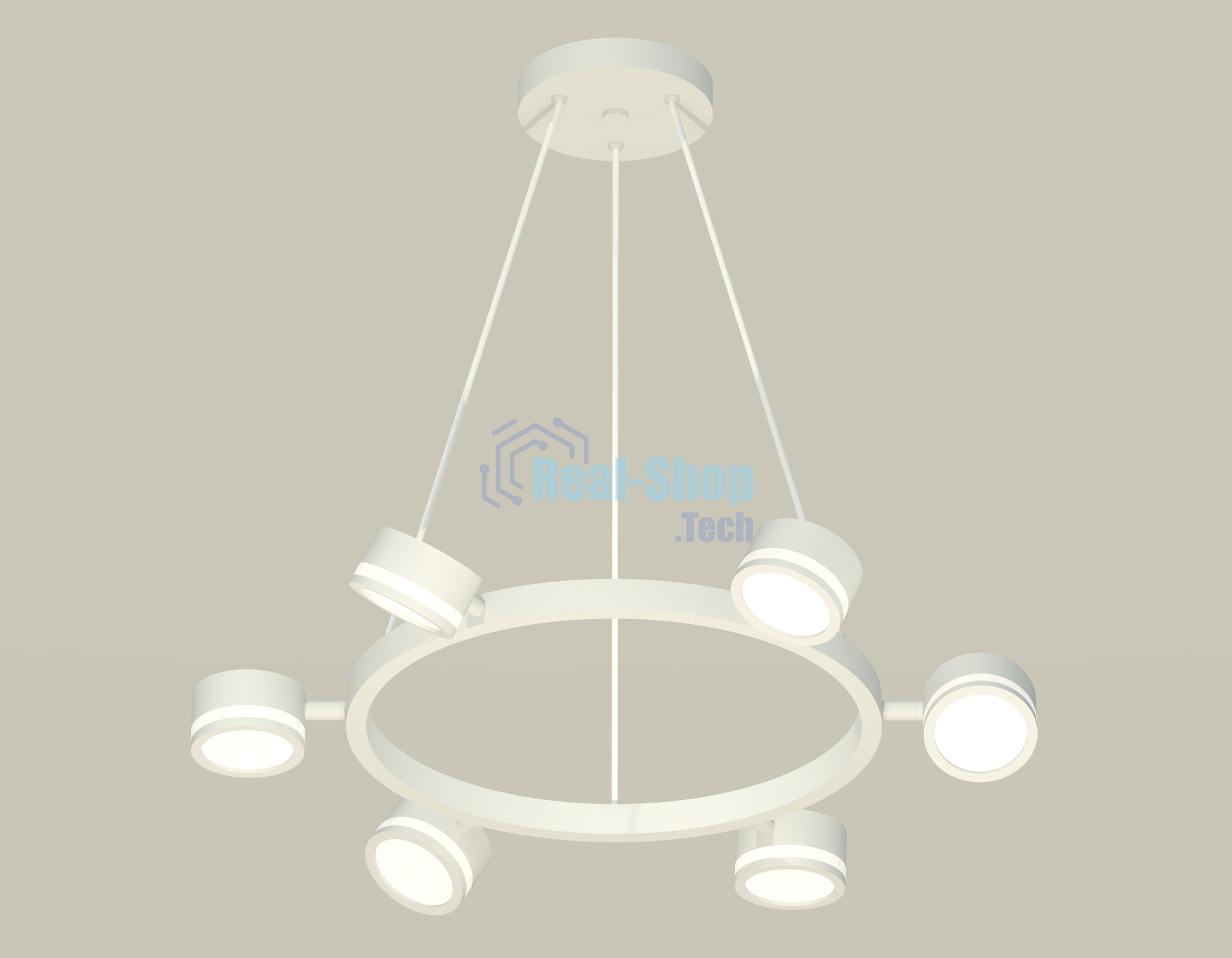 Светильник Ambrella light XB9191200/6 SWH/FR белый песок/белый матовый GX53 (C9191, N8412)