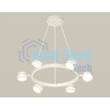 Светильник Ambrella light XB9191200/6 SWH/FR белый песок/белый матовый GX53 (C9191, N8412)