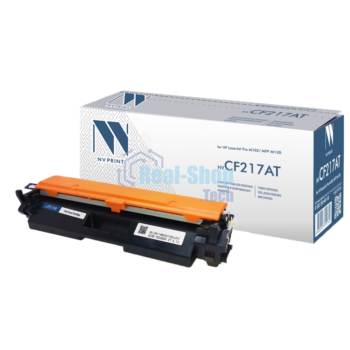 Картридж лазерный NVPrint совместимый NV-CF217AT для HP LaserJet Pro M102/MFP M130 (1600k)
