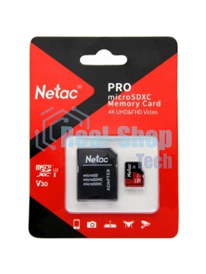 Флеш карта MicroSD card Netac P500 Extreme Pro 32Gb, retail version w/SD adapter