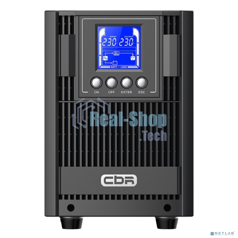 ИБП CBR ESN-1.5KT-4F-LCHERSC Online 1500VA/1500W Tower 4 x Schuko, LCD, HID-USB, RS232, EPO, SNMP slot