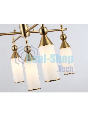 Люстра Ambrella light LH55276/5 BS/FR латунь/белый матовый E14*5 max 40W D520*1390