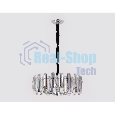 Светильник Ambrella light TR5303/8 CH/SM хром/дымчатый E14/8 max 40W D500*615