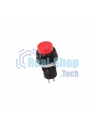 Выключатель-кнопка Rexant 250V 1А (2с) ON-OFF красный Micro