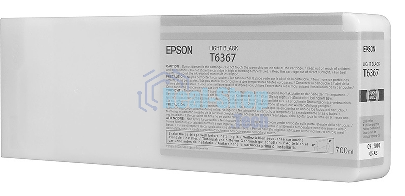 Картридж струйный Epson C13T636700 серый (700 мл) для Stylus Pro 7700, 7890, 7900, 9700, 9890, 9900, WT7900