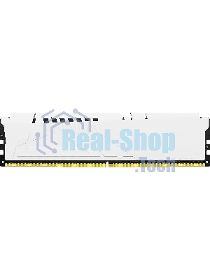 Оперативная память Kingston Fury Beast, DDR5, 32GB (2x16GB), 5200MHz, CL40, DIMM, с радиаторами, белый