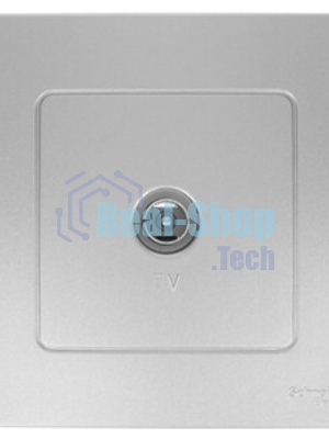 Systeme Electric Blanca внутр Алюминий Розетка TV