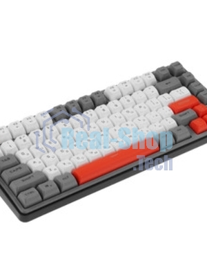Клавиатура проводная Ritmix RKB-681BL Gray серый-бордовый