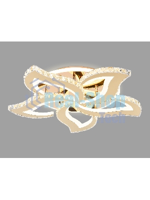 Потолочный светодиодный светильник Ambrella light FA1724/5 GD золото 3000K/4200K/6400K 113W 630*600*100 (ПДУ РАДИО 2.4G)