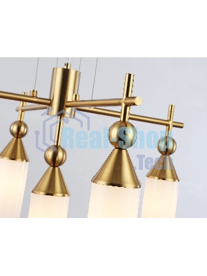 Люстра Ambrella light LH55276/5 BS/FR латунь/белый матовый E14*5 max 40W D520*1390