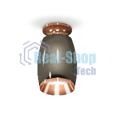 Светильник Ambrella Light XS1123044 DCH/PPG черный хром/золото розовое полированное MR16 GU5.3 (N6906, C1123, N7035)