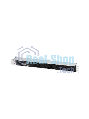 Блок розеток Rem-10 без шнура с фил. и инд., 10 IEC 60320 C13, вход IEC 60320 C14, 10A, алюм., 19