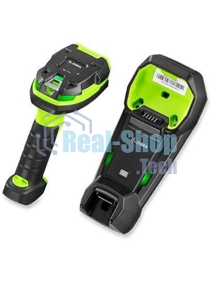 Сканер штрих-кода ручной Zebra DS3678 2D Imager (дальнобойный), беспроводной, USB, Bluetooth, зеленый/черный