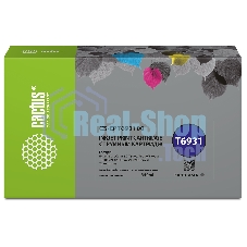 Картридж струйный Cactus CS-EPT693100 (T6931) черный (350 мл) для Epson SureColor SC-T3000/T3070/T3200/T5000/5200