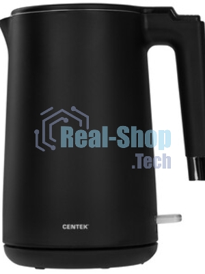 Чайник электрический Centek CT-1011 черный, 2200 Вт, 1.5 л