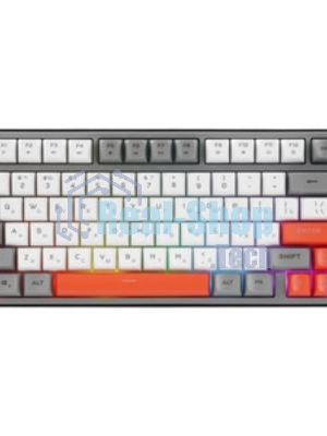 Клавиатура проводная Ritmix RKB-681BL Gray серый-бордовый