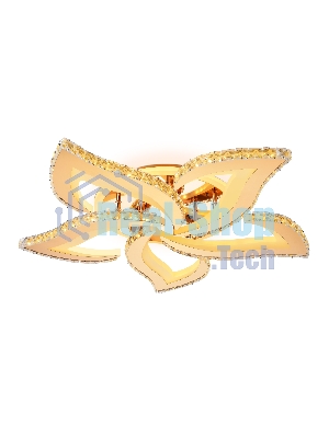 Потолочный светодиодный светильник Ambrella light FA1724/5 GD золото 3000K/4200K/6400K 113W 630*600*100 (ПДУ РАДИО 2.4G)