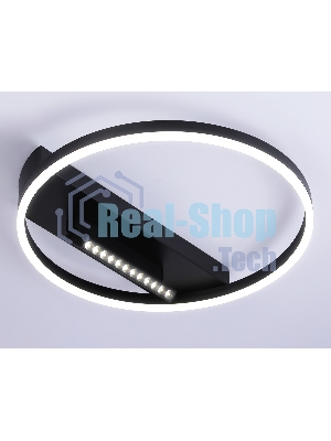 Светильник Ambrella light FL51458/1+1 BK черный 60W 3000K-6400K+4200K D500*110 (ПДУ РАДИО 2.4G)